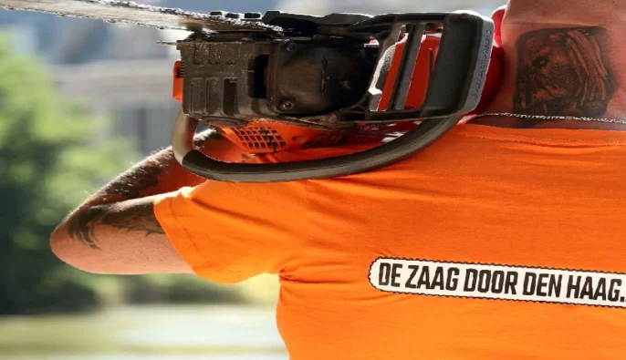 De zaag door den haag