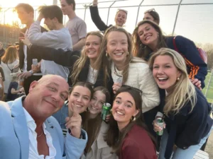 gezelligheid op de hockey